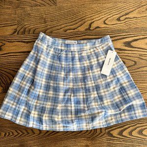 PLEATED MINI SKIRT